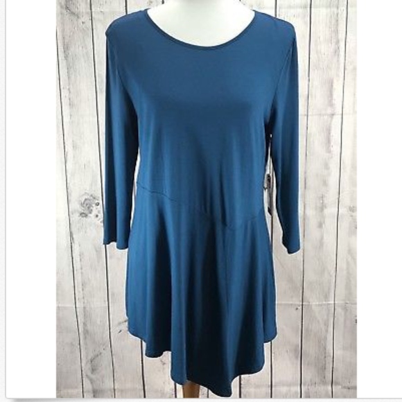Vince Camuto Dresses & Skirts - Vince Camuto Women Blue Long Sleeve Dress